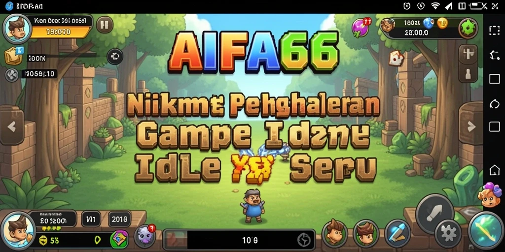 Tampilan gameplay AIFA66 yang menarik dengan elemen Idle.