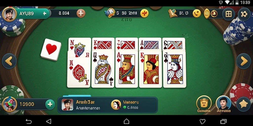 Screenshot AYU89 menampilkan gameplay mendebarkan dalam permainan Domino.