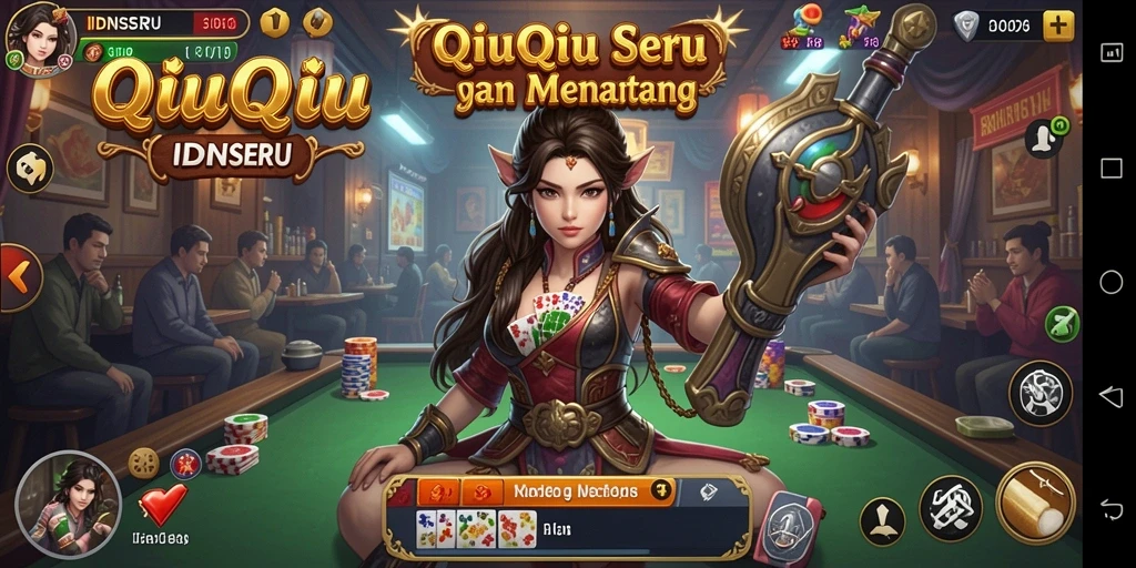 Tampilan screenshot gameplay QiuQiu yang menarik dan seru.