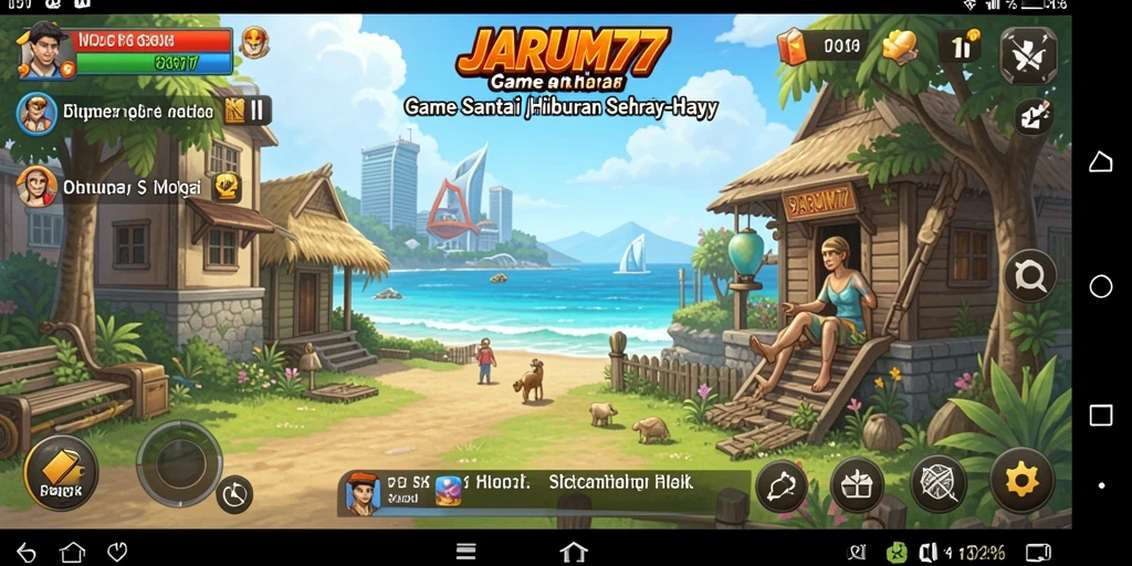 Screenshot JARUM77 menampilkan gameplay yang seru dan menghibur.