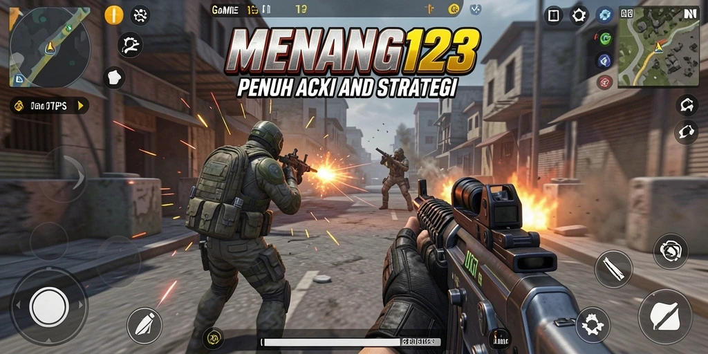 Screenshot gameplay <strong>MENANG123</strong> menampilkan aksi pertempuran yang intens dan menyenangkan.