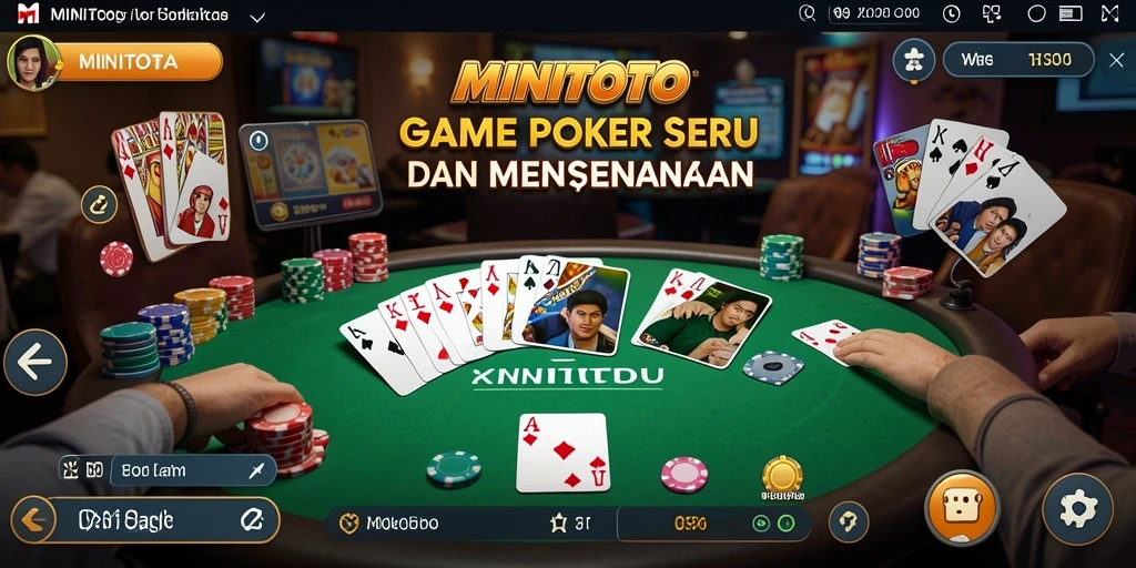 Gameplay Poker yang seru dan menantang di MINITOTO.