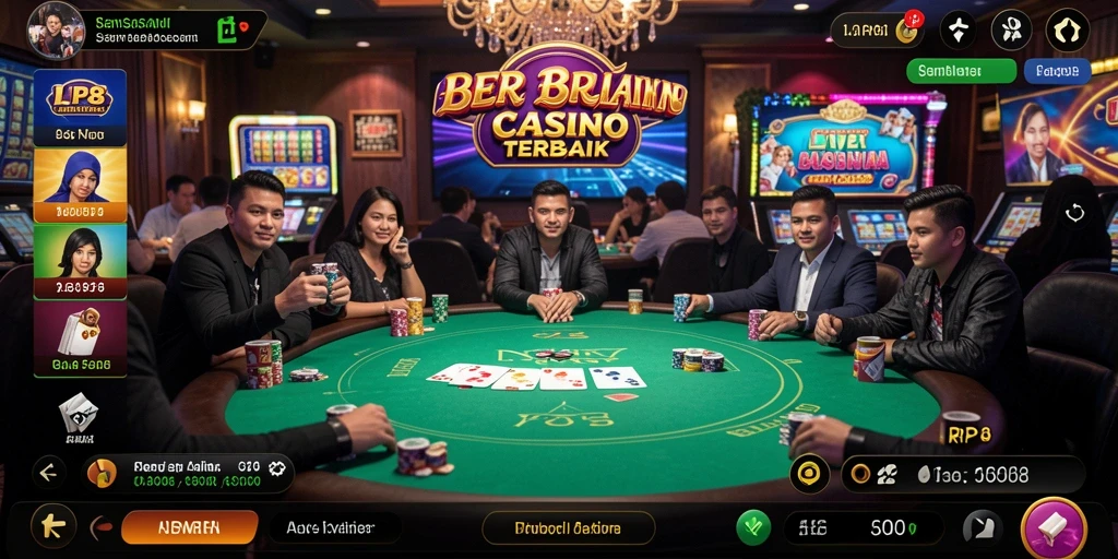 Tangkapan layar menarik gameplay Live Casino yang seru.